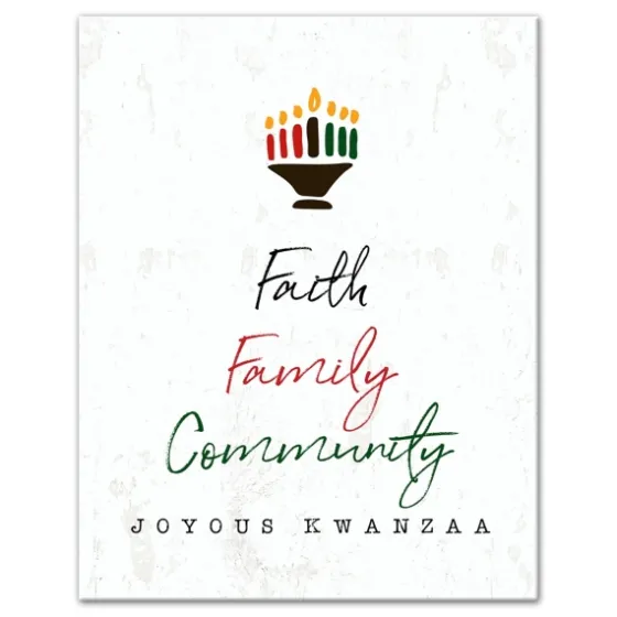 Faith Family Kwanzaa Wall Plaque-Kirkland's Home Online