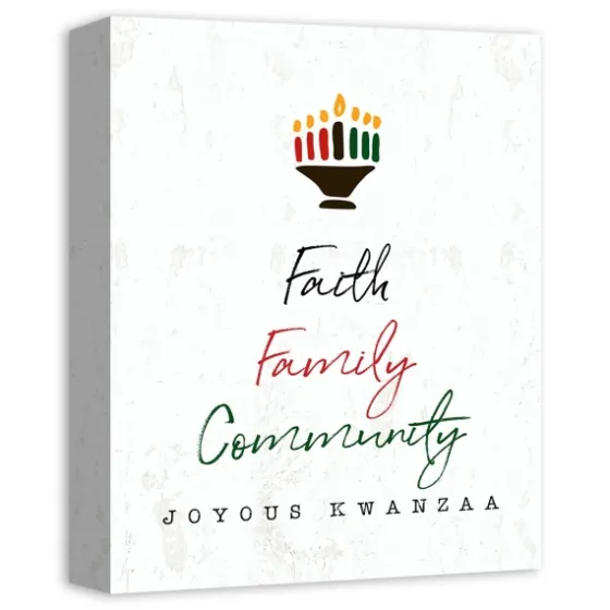 Faith Family Kwanzaa Wall Plaque-Kirkland's Home Online