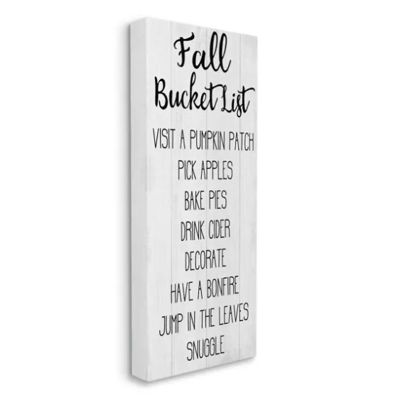 Fall Bucket List Canvas Art Print-Kirkland's Home Store