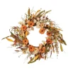 Fall Flowers And Foliage Spiral Wreath, 22 In.-Kirkland's Home Shop