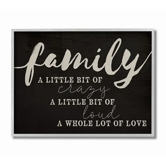 Family A Whole Lot Of Love Framed Wall Plaque-Kirkland's Home New