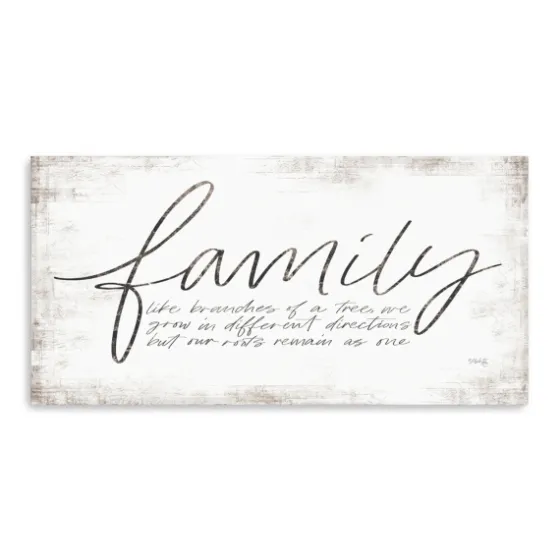 Family Branches Canvas Art Print, 40X20 In.-Kirkland's Home Online