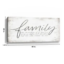 Family Branches Canvas Art Print, 40X20 In.-Kirkland's Home Online