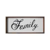 Family Curling Script Framed Wall Art-Kirkland's Home Store
