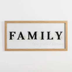 Family Floral Shadowbox Wall Plaque-Kirkland's Home Shop