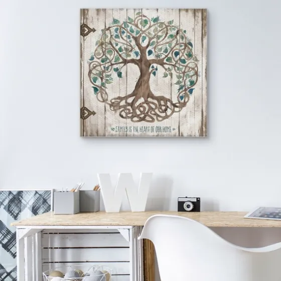 Family Is The Heart Of Our Home Canvas Art Print-Kirkland's Home Best