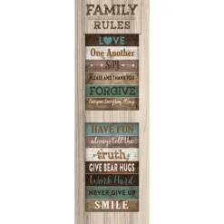 Family Rules Shutter Canvas Art Print-Kirkland's Home Hot