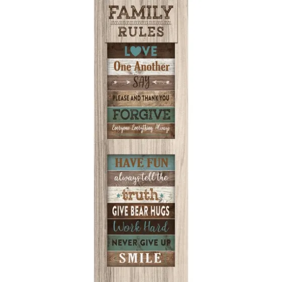 Family Rules Shutter Canvas Art Print-Kirkland's Home Hot
