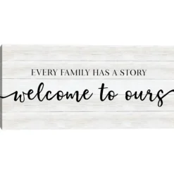 Family Story Canvas Art Print, 24X12 In.-Kirkland's Home Discount