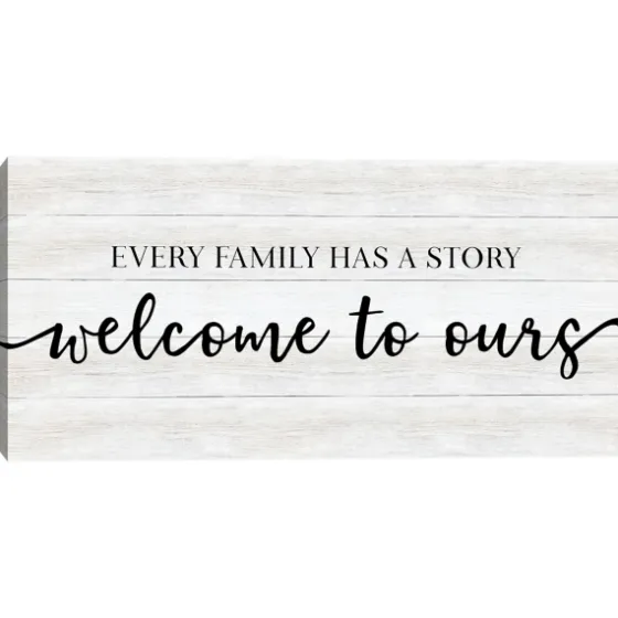 Family Story Canvas Art Print, 24X12 In.-Kirkland's Home Discount