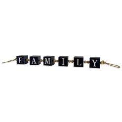 Family Wood Beaded Word Block-Kirkland's Home Shop