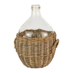 Farmhouse Glass Jug And Wicker Wrap Vase-Kirkland's Home Hot