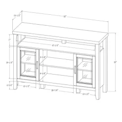 Farmhouse Highboy Natural Tv Stand-Kirkland's Home Clearance