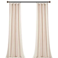 Farmhouse Stripe Curtain Panel Set, 84 In.-Kirkland's Home Cheap