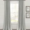 Farmhouse Stripe Curtain Panel Set, 84 In.-Kirkland's Home Clearance