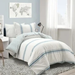 Farmhouse Stripe 2-Pc. Twin Xl Duvet Set-Kirkland's Home Best Sale