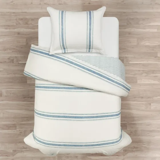 Farmhouse Stripe 2-Pc. Twin Xl Duvet Set-Kirkland's Home Best Sale