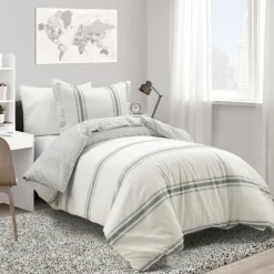 Farmhouse Stripe 2-Pc. Twin Xl Duvet Set-Kirkland's Home New