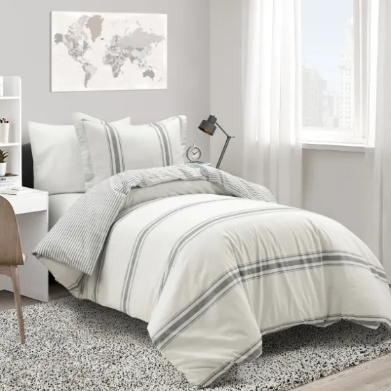 Farmhouse Stripe 2-Pc. Twin Xl Duvet Set-Kirkland's Home New
