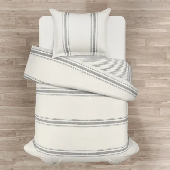 Farmhouse Stripe 2-Pc. Twin Xl Duvet Set-Kirkland's Home New
