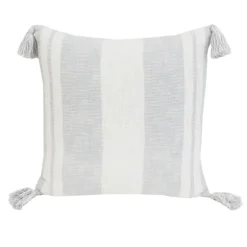 Farmhouse Stripe With Tassels Pillow-Kirkland's Home Online