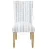 Farmhouse Stripes Highback Dining Chairs, Set Of 2-Kirkland's Home Sale