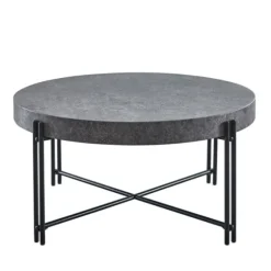 Faux Concrete And Metal Base Coffee Table-Kirkland's Home Best