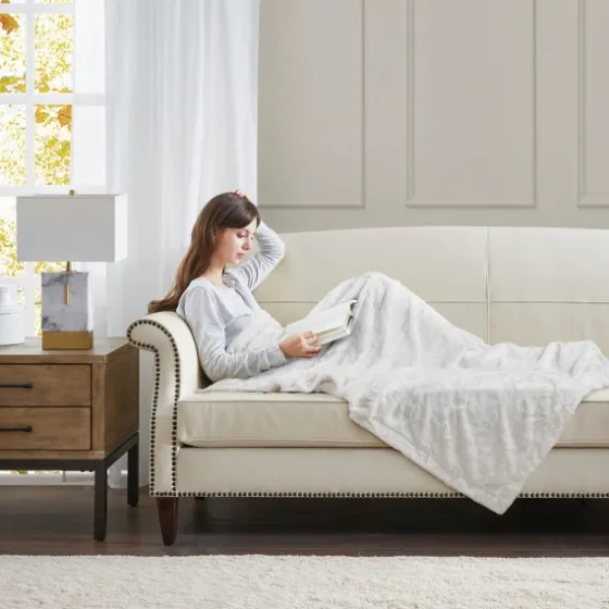 Faux Fur Oversized Throw-Kirkland's Home Clearance