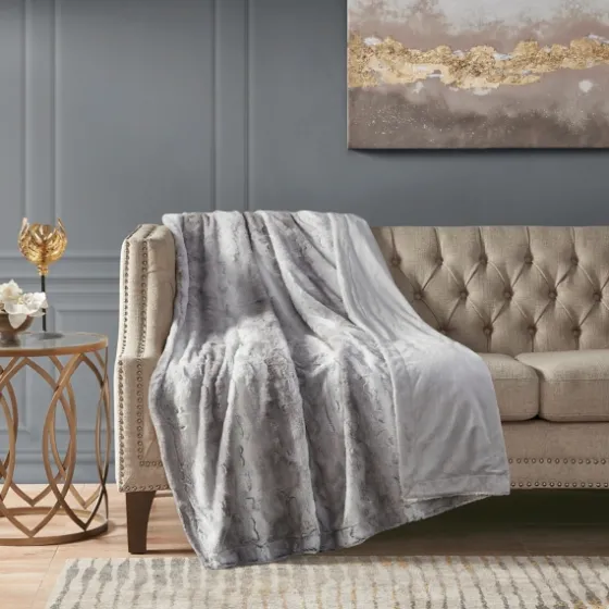 Faux Fur Oversized Throw Blanket-Kirkland's Home Online