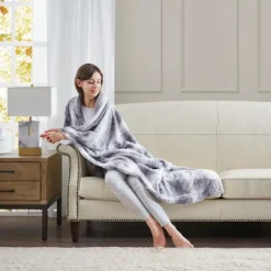 Faux Fur Oversized Throw Blanket-Kirkland's Home Online