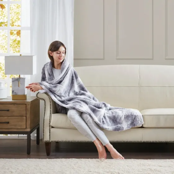Faux Fur Oversized Throw Blanket-Kirkland's Home Online