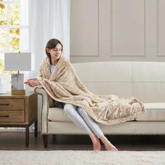 Faux Fur Oversized Throw Blanket-Kirkland's Home Clearance