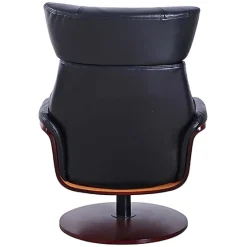 Faux Leather Accent Chair With Ottoman-Kirkland's Home Best Sale