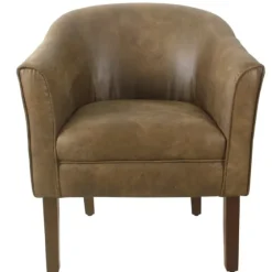 Faux Leather Accent Chair-Kirkland's Home Online