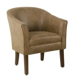 Faux Leather Accent Chair-Kirkland's Home Online