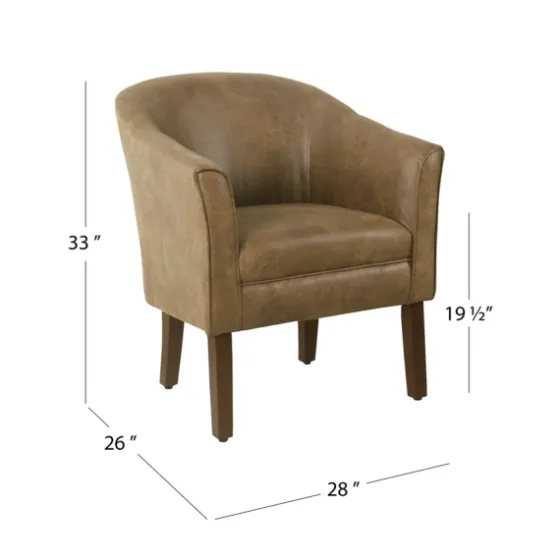 Faux Leather Accent Chair-Kirkland's Home Online