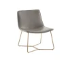 Faux Leather Accent Chair With Gold Base-Kirkland's Home Cheap