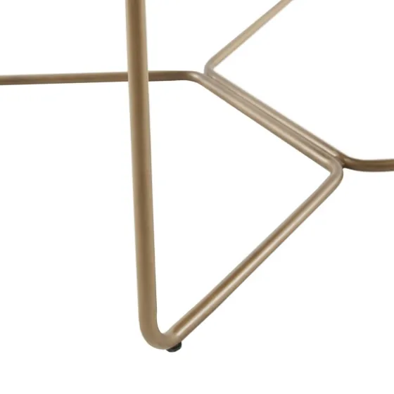 Faux Leather Accent Chair With Gold Base-Kirkland's Home Cheap