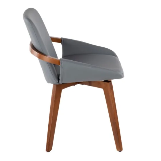 Faux Leather And Bamboo Frame Dining Chair-Kirkland's Home Sale