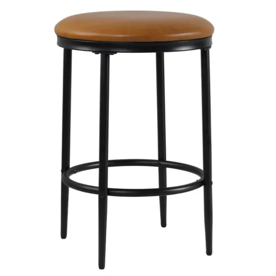 Faux Leather And Metal Counter Stool-Kirkland's Home Best Sale