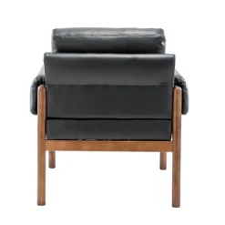 Faux Leather And Wood Accent Chair-Kirkland's Home Fashion