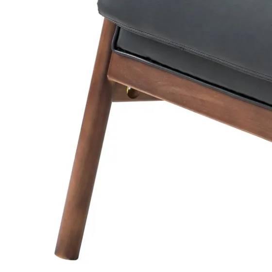 Faux Leather And Wood Accent Chair-Kirkland's Home Fashion