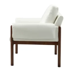 Faux Leather And Wood Accent Chair-Kirkland's Home Cheap