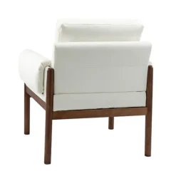 Faux Leather And Wood Accent Chair-Kirkland's Home Cheap