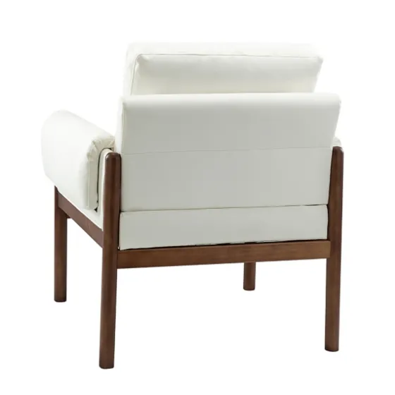 Faux Leather And Wood Accent Chair-Kirkland's Home Cheap