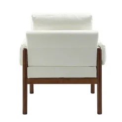 Faux Leather And Wood Accent Chair-Kirkland's Home Cheap