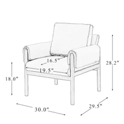 Faux Leather And Wood Accent Chair-Kirkland's Home Cheap