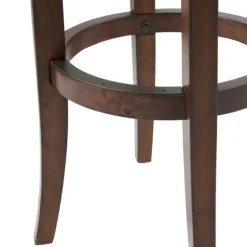 Faux Leather And Wood Bar Stool-Kirkland's Home Cheap