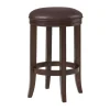 Faux Leather And Wood Counter Stool-Kirkland's Home Fashion