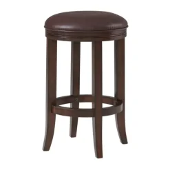 Faux Leather And Wood Counter Stool-Kirkland's Home Fashion